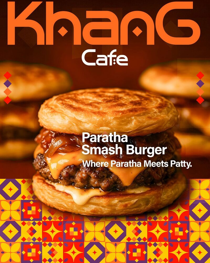 Paratha Smash Burger — where paratha meets patty